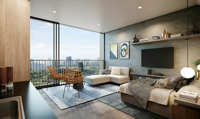 Unidade de 30 m² - Sem terraço