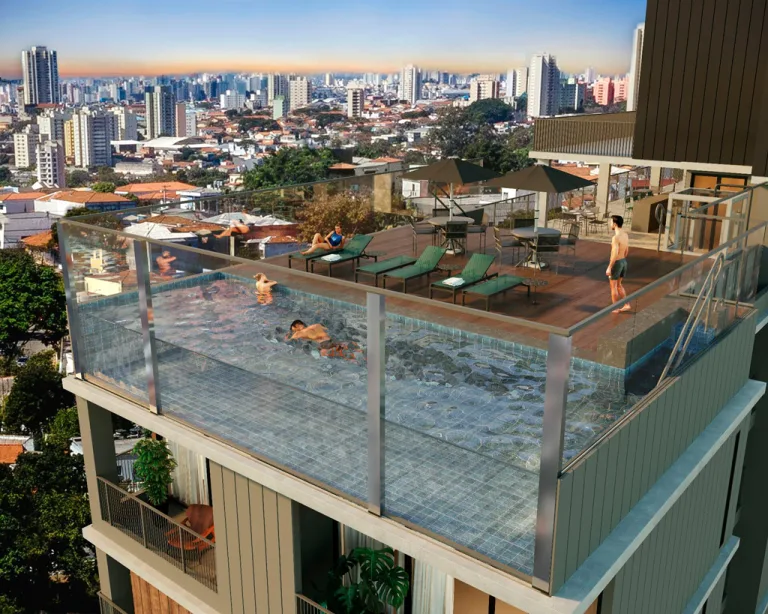 Perspectiva artística da Piscina