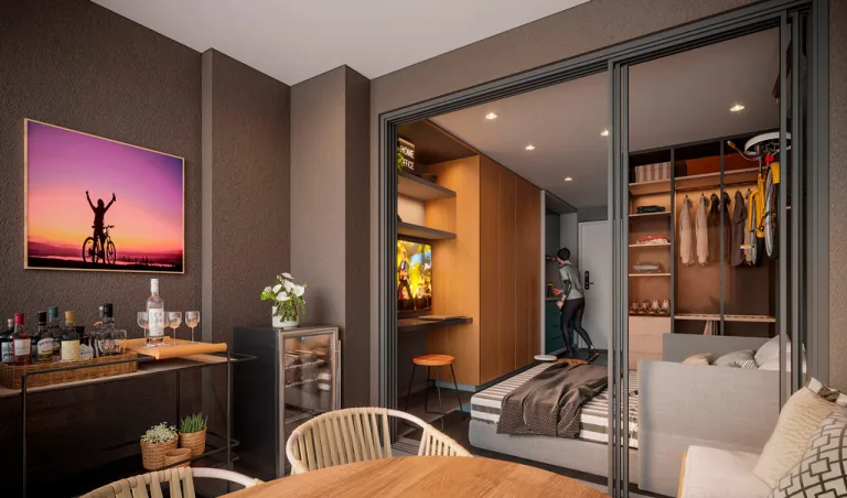 Studio 28 m²